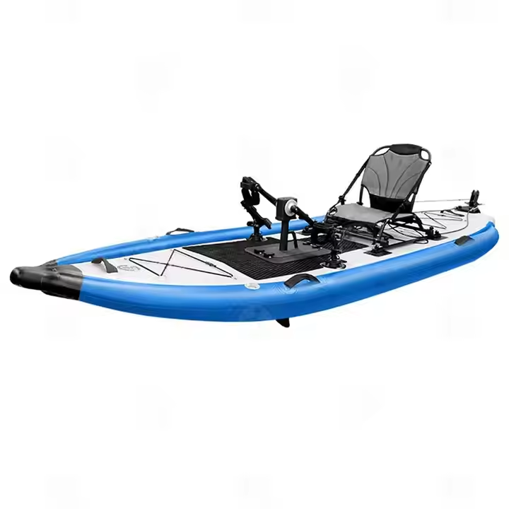قارب كاياك قابل للطي للصيد مع  - مراجعة Fishing Boat Paddle وسعره