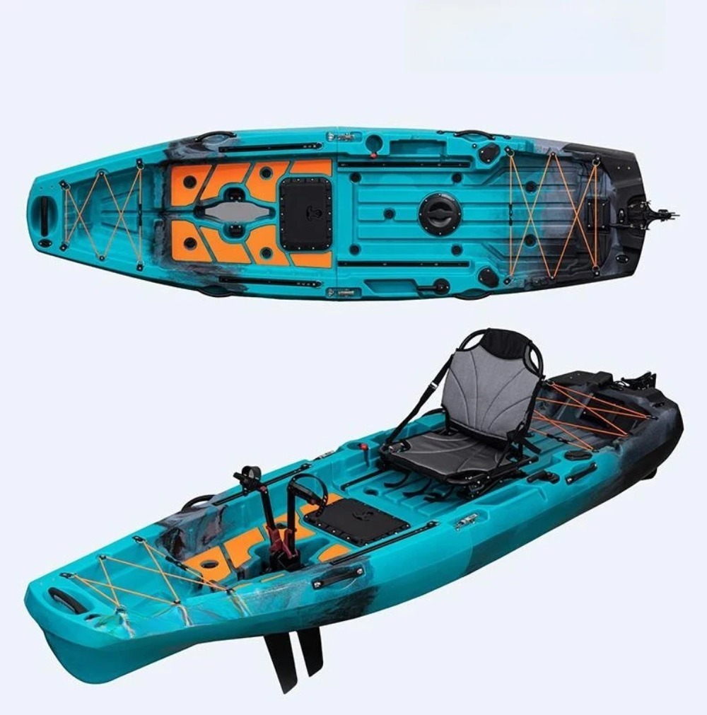 وحدات كاياك مع محرك قارب صيد ا - مراجعة Fishing Boat Paddle وسعره